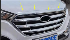 Hyundai Tucson Front Hood Chrome Trim - 2020 - 2021