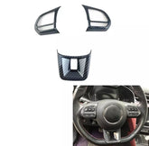 MG HS Carbon Fiber Steering Trims - 3 Pcs - For 2020 2021