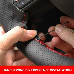 Honda City Carbon Fiber Steering Leather Cover