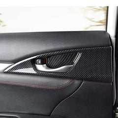 Honda Civic X Carbon Fiber Interior Door Handles Trim