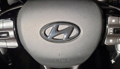 Hyundai Gloss Black Steering Logo H