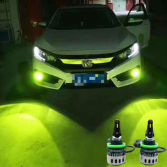 Lime Green LEDs For Fog Lamps | H11