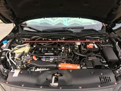 Honda Civic X Front Strud Bar - Red Strud Bar For Models 2016 - 2021