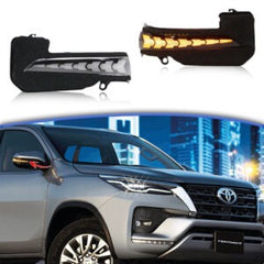 Toyota Fortuner / Revo Rocco Legender GR Side Mirror DRL Dynamic V1 2017 - 2024