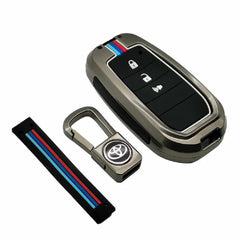 Toyota Hilux Revo Metal Key Fob / Key Cover For 2016 - 2022