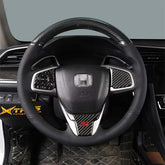 Honda Civic X Carbon Fiber Leather Steering Cover Model 2016-2020