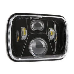 Jeep Single LED Spot Light Hi/Low Beam Headlight Dual Colour for Fog/ OffRoad/ Hunting