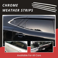 Hyundai Tucson Full Chrome Window Trims - Weather Strips For Models 2020 2021