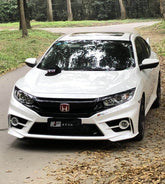 Honda Civic X Front US Facelift Bumper With Piano Black Trims