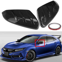 Honda Civic X Carbon Fiber Mugen Side Mirror Covers 2016 - 2021