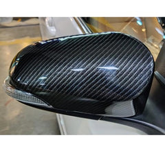 Toyota Yaris Carbon Fiber Side Mirror Covers For 2020 2021 2022