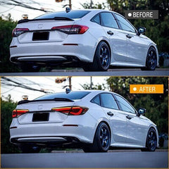 Civic 2023 Audi Style Tail Lights Smoke 2022 2023 2024