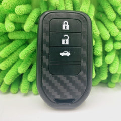 Honda Civic X Black Carbon Fiber Key Fob 3 Button