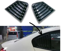 Honda City Glossy Black Quarter Louvers For 2009 - 2020