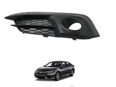 Honda Civic X Front Bumper Fog Cover - Right - For 2016 - 2021