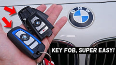 BMW F30 3 Series M3 Style Metal Key Fob Cover 2010 - 2018