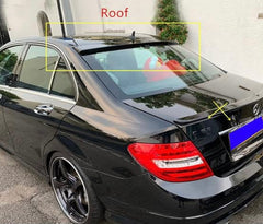 Mercedes C Class W204 Roof Spoiler 2007 - 2012