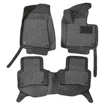 Toyota Prado 9D Floor Mats Black With Grey Grass - 5 Seater For Models 2008 - 2020
