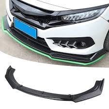 Honda Civic X Carbon Fiber Front Bumper Splitter 3Pcs