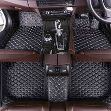 Toyota Land Cruiser Fj200 9D Diamond Floor Mats Coffee With Coffee Grass