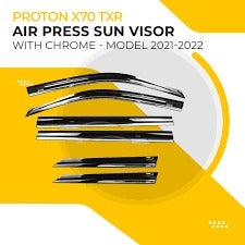 Proton X70 TXR Air Press with Chrome - 6 Pieces For 2022+