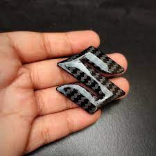 Suzuki Steering Wheel Carbon Fiber S Logo