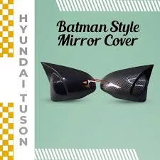 Hyundai Tucson Batman Style Carbon Fiber Side Mirror Covers