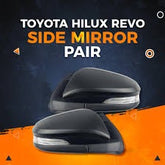 Toyota Hilux Revo Side Mirrors Retractable Kit 2016-2023
