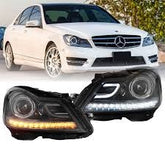 Mercedes C Class W204 Facelift Headlights 2012 - 2014