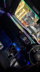 Toyota Hilux Revo Ambient Lighting Carbon Fiber Interior kit 2016-2025