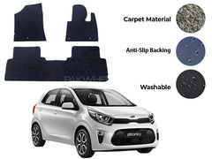Kia Picanto Carpet Floor Mats Black
