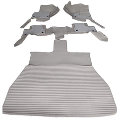 Toyota Land Cruiser FJ300 | LC300 9D Floor Mats Horizontal Stitch Beige With Beige Grass 2022-2025