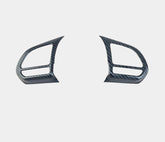 MG HS Carbon Fiber Steering Button Trims - 2 Pcs - For 2020 2021