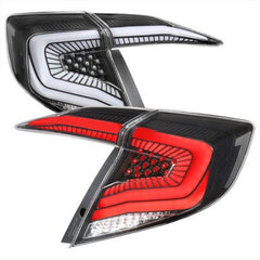Honda Civic X LED Mugen Taillights - Smoke For 2016 - 2021