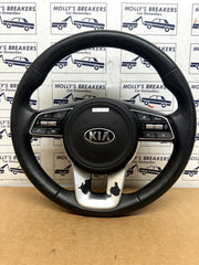 KIA Sportage Steering Wheel Ring Silver Trim For 2019 2020 2021