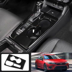 Honda Civic 2022+ Glossy Black Center Console Gear Box Panel