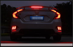 Honda Civic X Porsche Design Rear Bumper DRLs 2016 - 2021