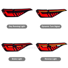 Honda Civic 2022 Smoke LED Taillights For 11th Generation 2022 2023