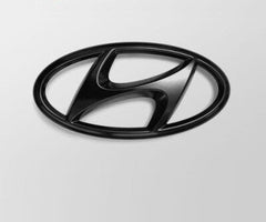 Hyundai Gloss Black Steering Logo H