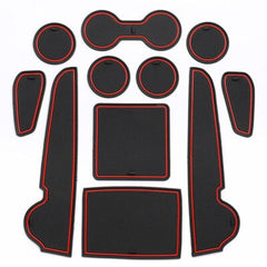 Toyota Corolla Cross Interior Non Slip Red Mats