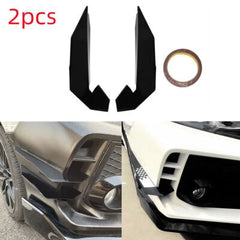 Honda Civic X Type R Front Bumper Carbon Fiber Splitter Fin For 2016 - 2021