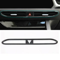 Hyundai Sonata Carbon Fiber AC Vent Cover Trim - Center For 2021 2022