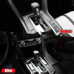 Honda Civic X Carbon Fiber Gear Box U Trim (Small)