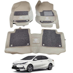 Toyota Crolla 10D Floor Mats Beige With Grass