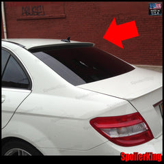 Mercedes C Class W204 Roof Spoiler 2007 - 2012