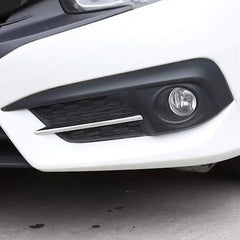 Honda Civic X Front / Back Fog Carbon Fiber Trims Set 2016 - 2021