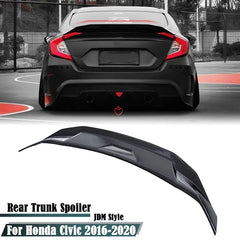 Honda Civic X Gloss Black DuckTail Spoiler V2 2016 - 2021