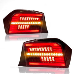 Honda City LED Taillights Version 2 - Smoke For 2021 2025