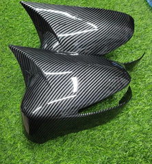 Honda Civic 2022 Glossy Black Batman / M3 Style Side Mirror Covers For 11th Generation 2022 2023