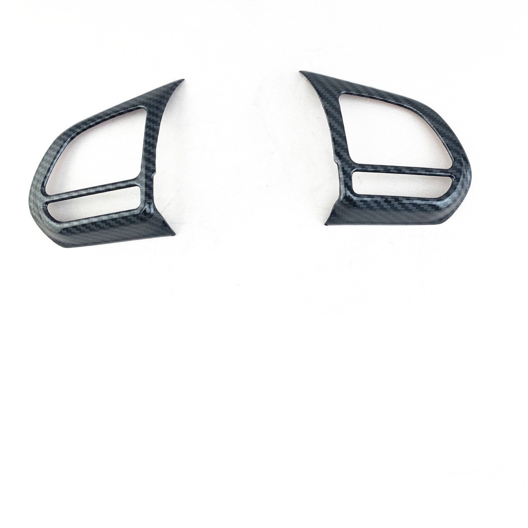 MG HS Carbon Fiber Steering Button Trims - 2 Pcs - For 2020 2021